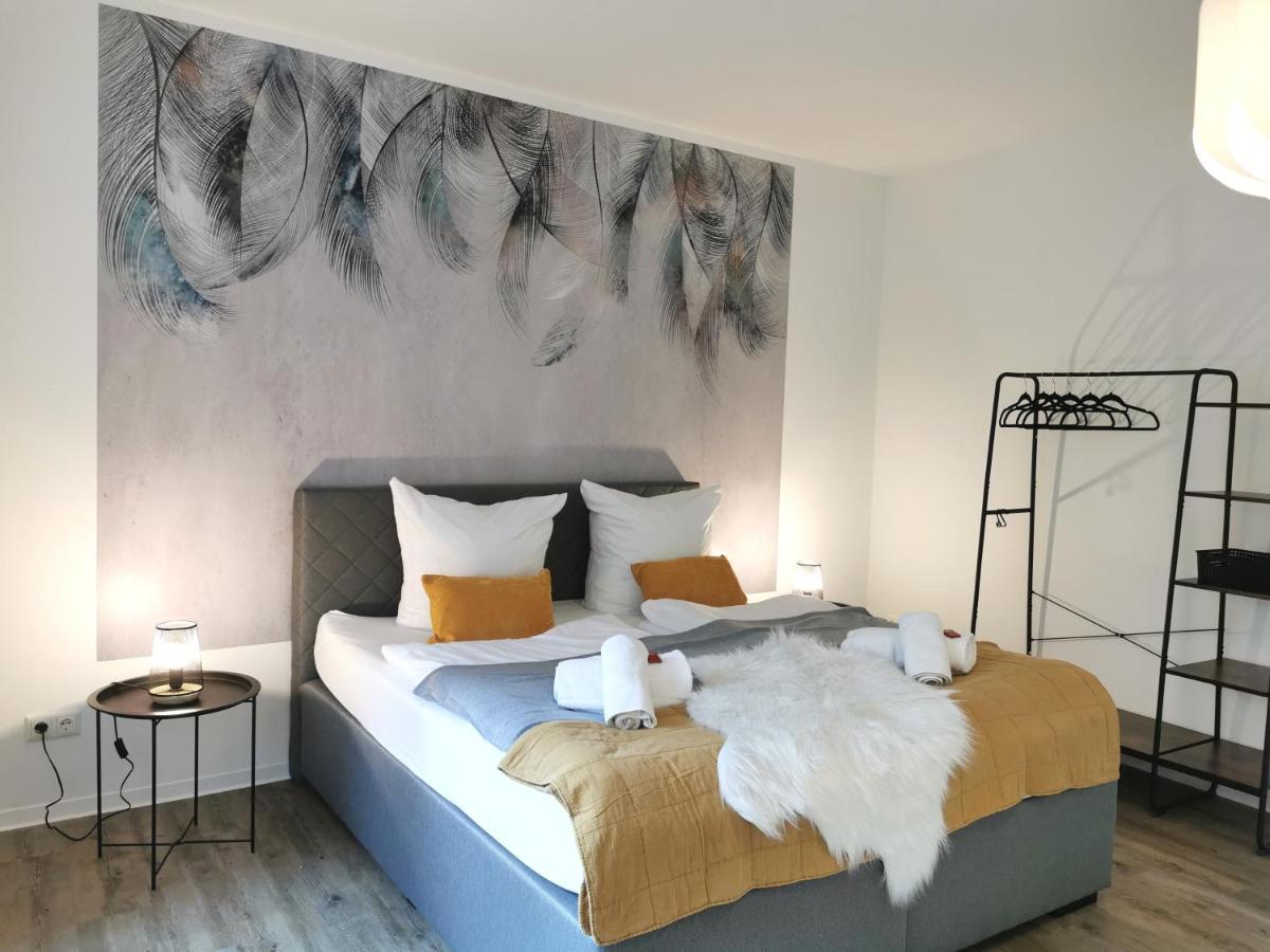 Bohnapartments - Town House Am Stadtpark - Gratis Parkplatz - Wlan Erfurt Luaran gambar