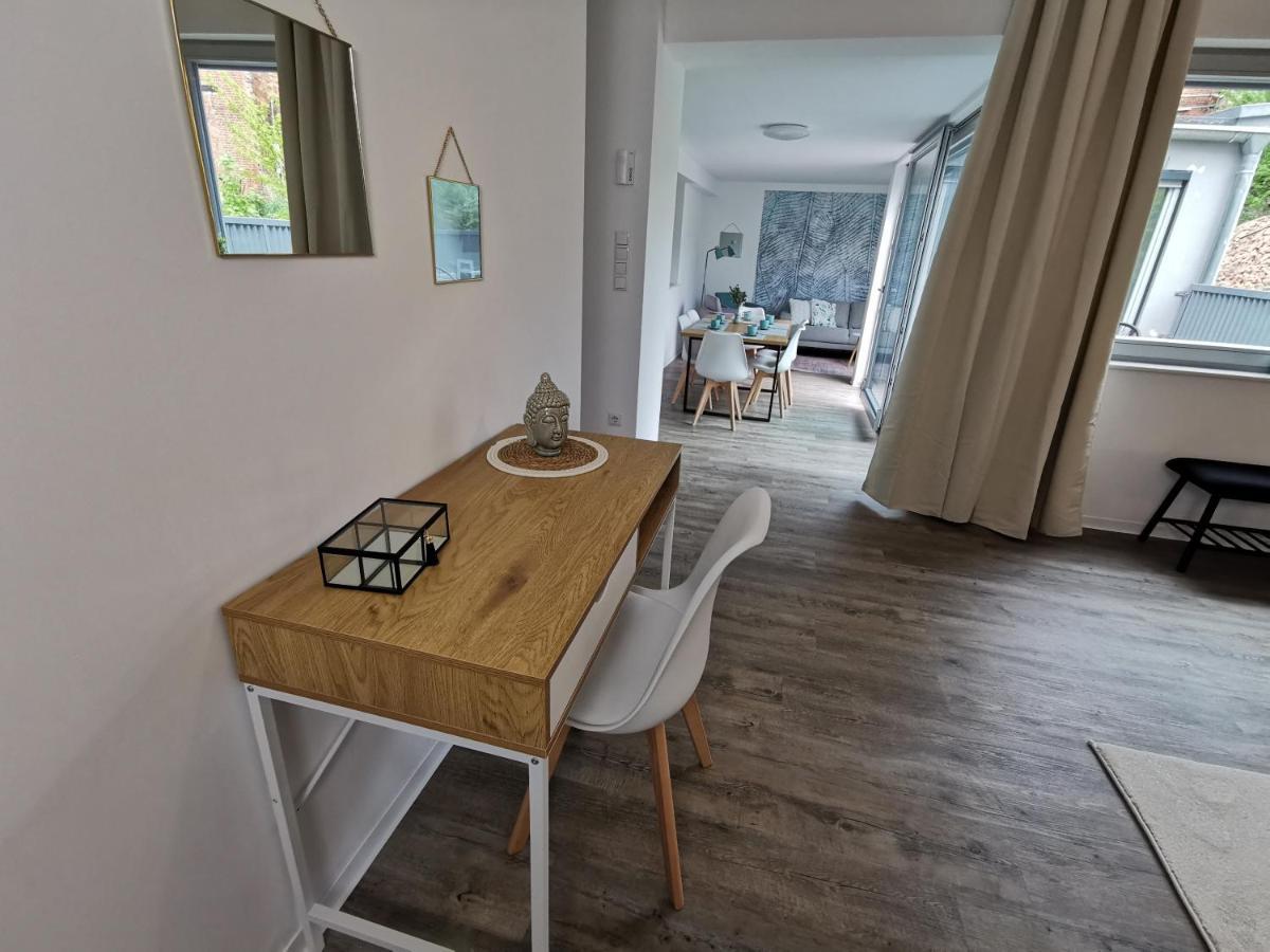 Bohnapartments - Town House Am Stadtpark - Gratis Parkplatz - Wlan Erfurt Luaran gambar