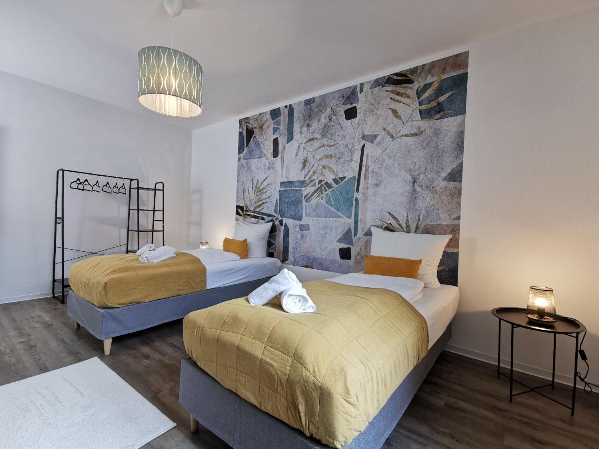 Bohnapartments - Town House Am Stadtpark - Gratis Parkplatz - Wlan Erfurt Luaran gambar
