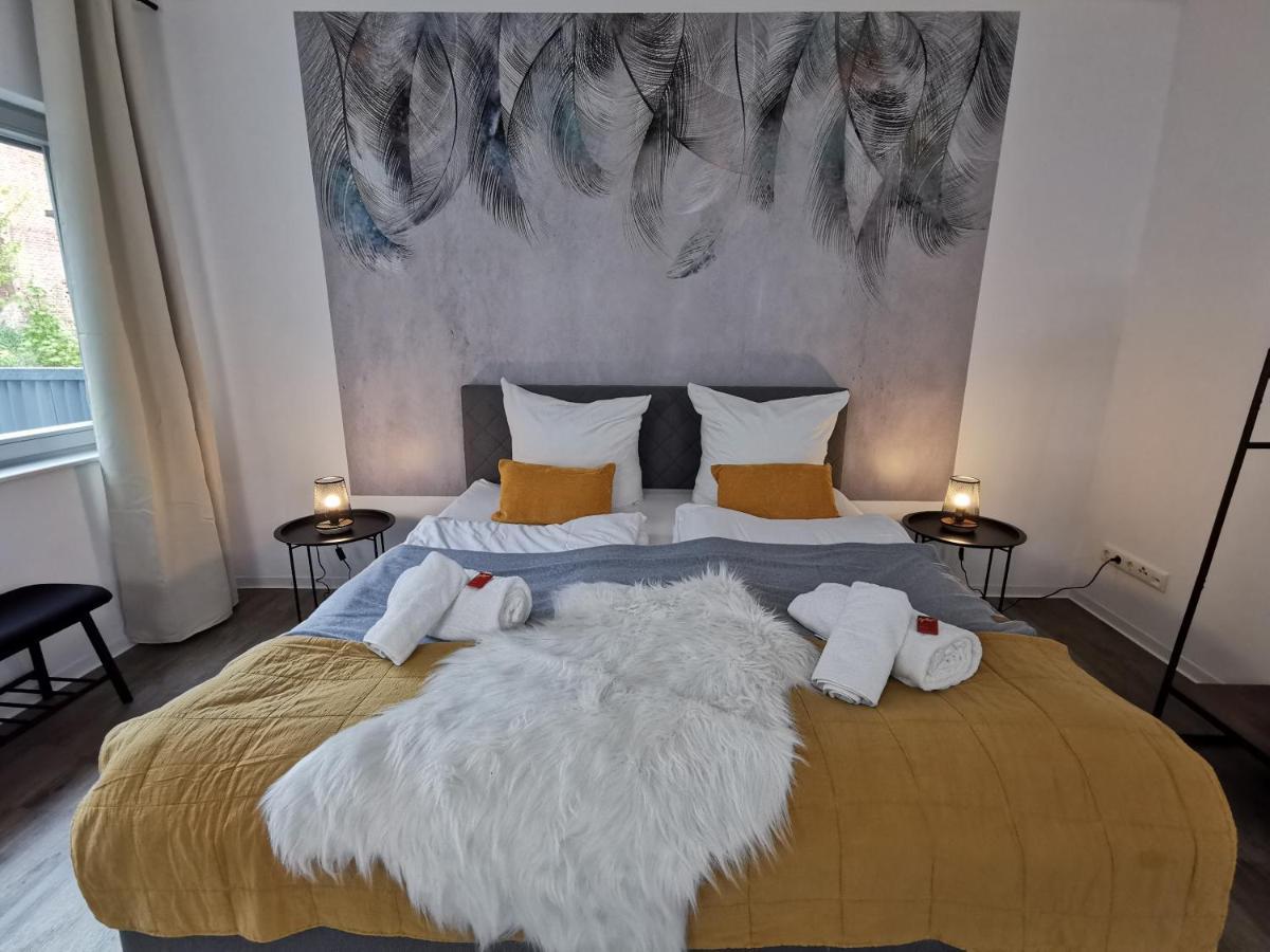 Bohnapartments - Town House Am Stadtpark - Gratis Parkplatz - Wlan Erfurt Luaran gambar