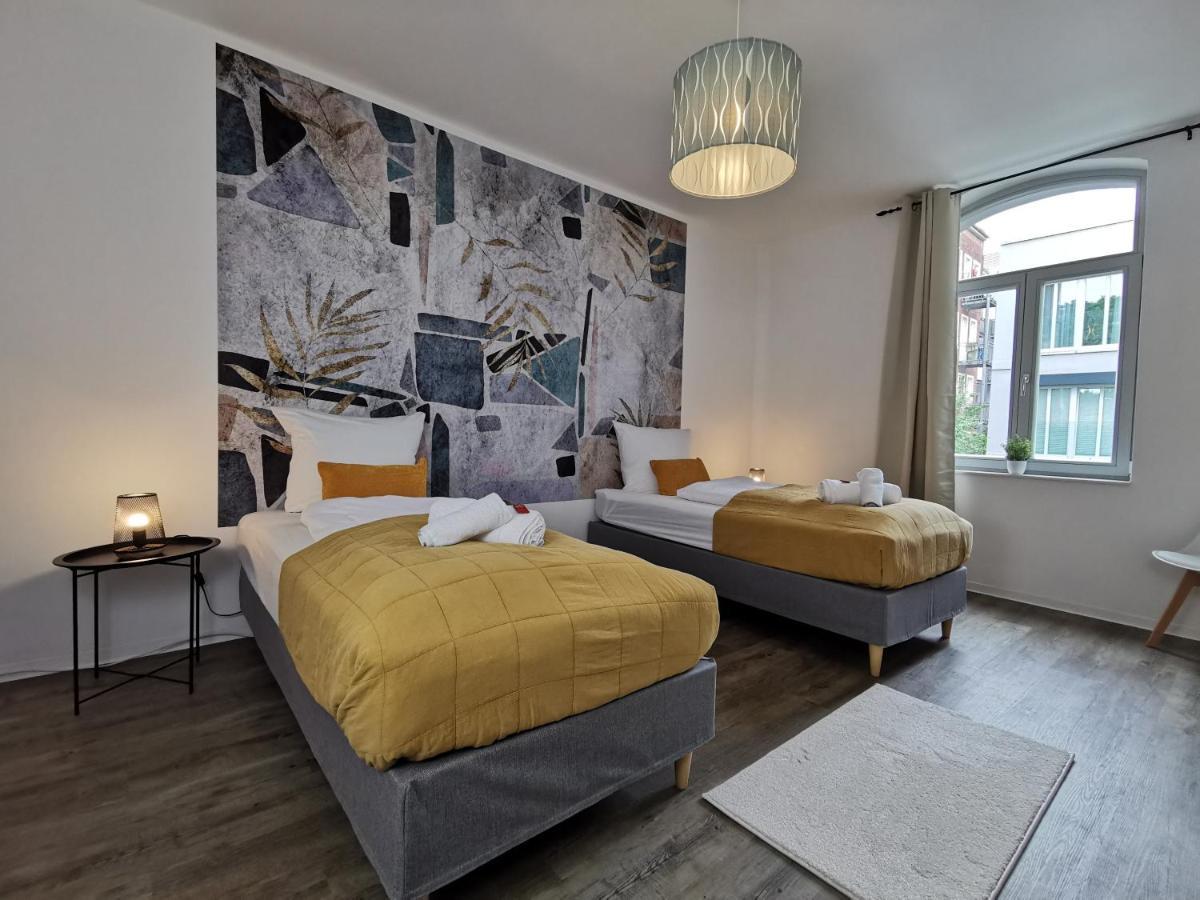 Bohnapartments - Town House Am Stadtpark - Gratis Parkplatz - Wlan Erfurt Luaran gambar