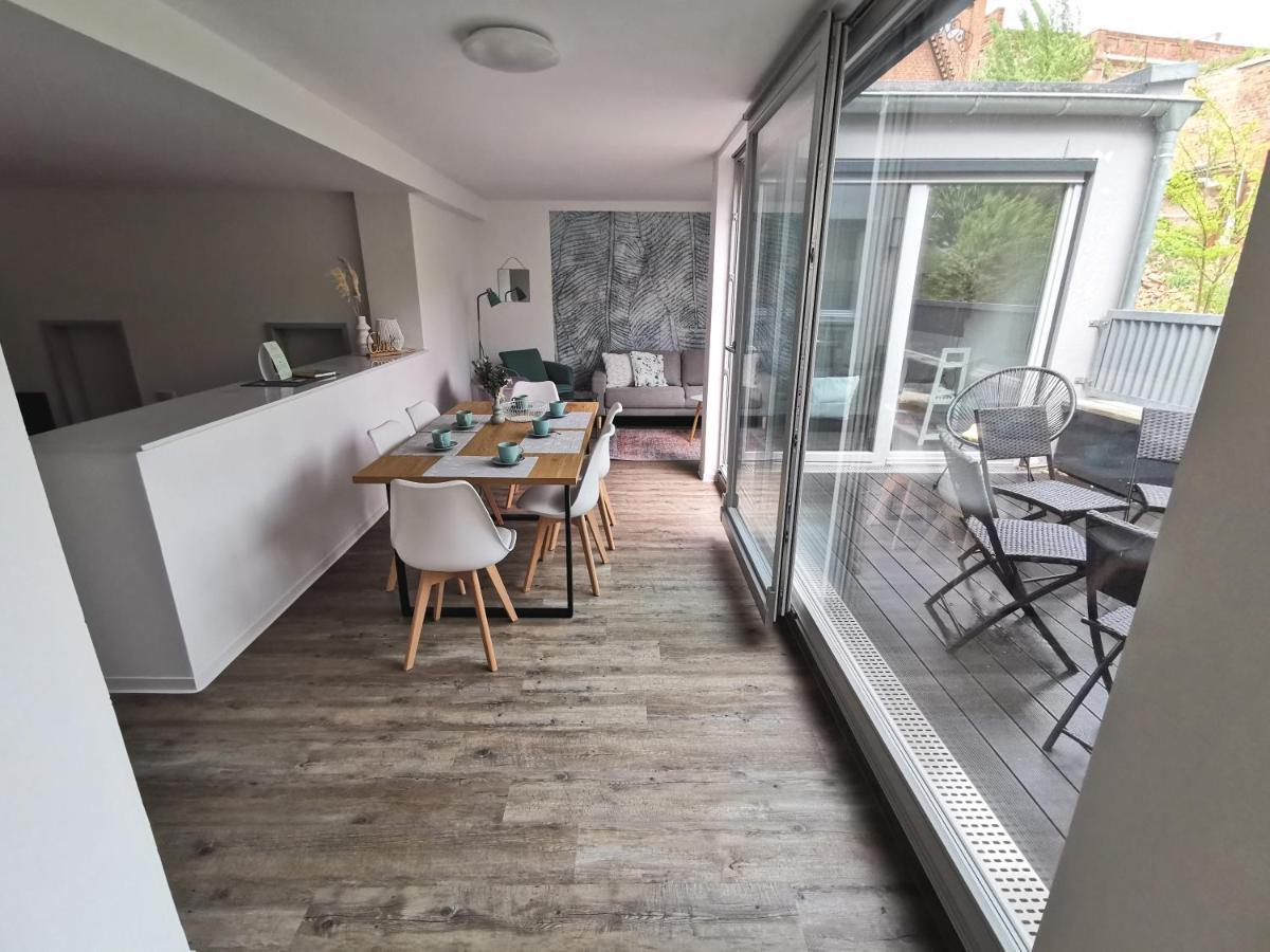 Bohnapartments - Town House Am Stadtpark - Gratis Parkplatz - Wlan Erfurt Luaran gambar